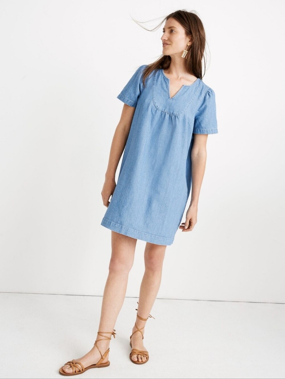 Madewell Denim Swing Dress - Medium